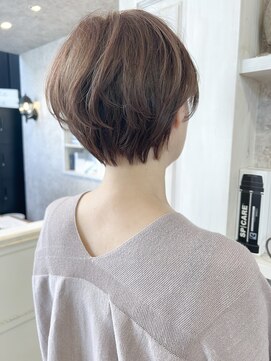 キャアリー(Caary) 福山市美容室Caary丸みショートヘアふんわりショートヘア