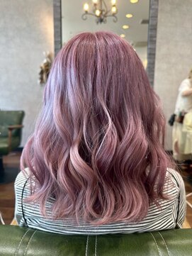ヘアー ワークス ボナ 前橋店(HAIR WORKS bona.) トレンドカラー◎透明感MAX の ラベンダー・アッシュ