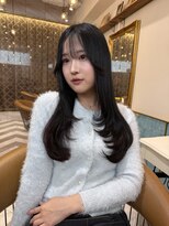 ロンドアベニール 北千住(Lond avenir)&nbsp;オリーブグレー/韓国風巻き/レイヤーカット/髪質改善/縮毛矯正