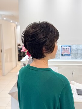 サロンイクエヤマザキ 麻布十番(SALON IKUE YAMAZAKI) ショートカット/ブラウンカラー/ベルジュバンス