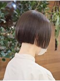 20代30代40代ショート切りっぱなしボブミニボブ美髪仙台