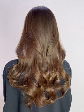 アイティーバイアルバム 八王子店(IT by ALBUM) 韓国ヘアロング顔周りレイヤーココアベージュ_ba571401