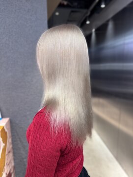 エン 栄店(enne) 大人ガーリー/ダークアッシュ/ミディアムレイヤーカット/栄