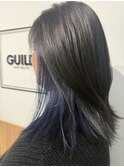 インナーブルーで抜け感ミディ