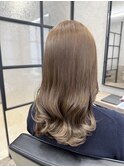 ブリーチなしベージュ