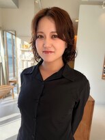 マイン(mine) ボブパーマ 前髪無しパーマ ゆるふわパーマ 大人可愛い