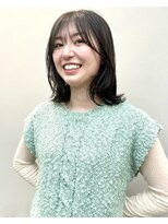 ヨーク(yoke)&nbsp;レイヤー/透明感カラー/オリーブカラー