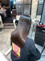 ハル 新宿(haru)&nbsp;ロングヘア/サラつや/髪質改善/ツヤ髪ストレート/垢抜け