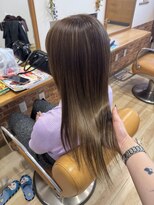 オルガ(Orga)&nbsp;細めハイライト×ミルクベージュ