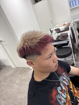 ルースト 心斎橋店(ROOST) 刈り上げセンターパート/波巻きツイストスパイラル/大阪