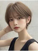 フェイスレイヤー姫カットエギョモリワンホンヘアサイドバング☆