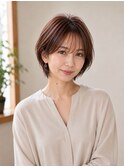 ぺたんこが気になる方におすすめのショート。