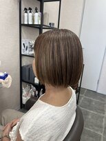 バセット バイ アルター 鎌取店(basset by aL-ter)&nbsp;ダークパープル/ナチュラルショート/ミルクブラウン/夏/鎌取