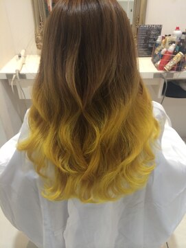 メレット(Meret) イエローグラデーション×オンブレ