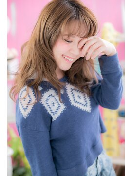ミック ヘアアンドビューティー 大山店(miq  Hair&Beauty) ほどけて揺れる”ゆる・ふわ”エアリーロングa