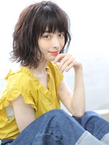 ヘアリゾート バレンタイン(hair+resort valentine)&nbsp;無造作外ハネボブ×大人アッシュ