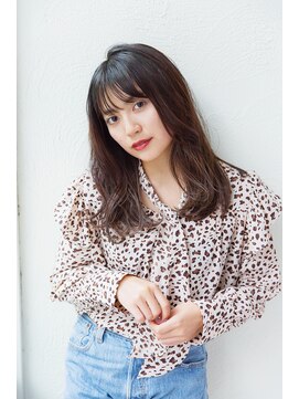 アンアミ オモテサンドウ(Un ami omotesando) 【Ｕｎａｍｉ】　お手入れ簡単！ラフパーマミディ　島田梨沙