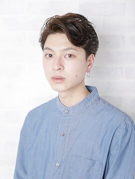 ルルディ バイ アフロディーテ銀座(luludi by APHRODITE) ハイライト/マッシュパーマ/ウルフ/アッシュブラック/銀座