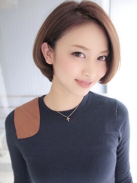 アール ヘアー デザイン(r hair design) 【r hair design】小顔丸みショートボブ