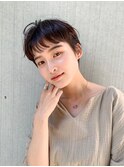 耳周りすっきりマッシュショート☆前髪軽め