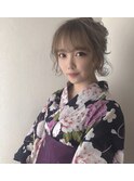 浴衣ヘア