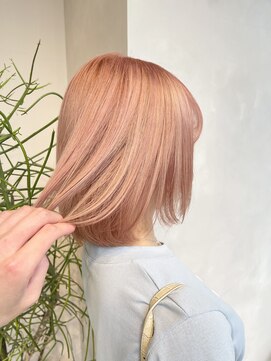 エイト ヘアサロン 渋谷本店(EIGHT) ケアブリーチ×ピンクベージュ