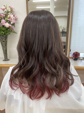 美容室 ナガタ(NAGATA) インナーカラーカシス