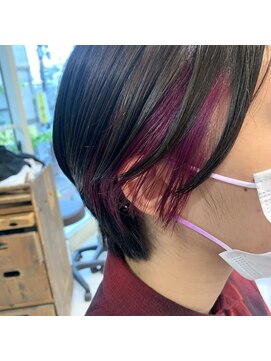 ネオリーブルカ 御茶ノ水店(Neolive Luca) ショート×インナーカラー