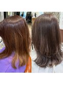 白髪ぼかしハイライトBefore/after 30代40代50代