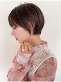 シアーブラウンマッシュショート*fukuda