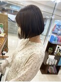 【morio】札幌ボブ　かわいい丸みのぱつっと前下がりボブ