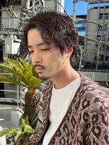 メンズカット パーマ センターパート