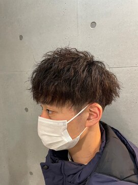 メンズサロンドットリアン(dot. lien) ソフトツイストパーマツイストパーマツーブロックメンズパーマ
