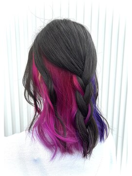 ブランコ 丸亀土器店(blanco) インナーカラー♪ピンク×紫