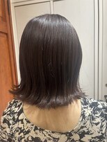 アマレット(Amaretto) 【ラベンダーアッシュ×外はねボブ】