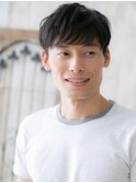 好感度◎ツーブロックくせ毛風前髪パーママニッシュh名護大東
