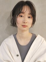 パーク(PARK)&nbsp;【PARK】抜け感ショートボブ×こっくりブラウン