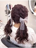 編み込みツインテール【クランソア】ヘアセット/ヘアメ/心斎橋