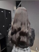 ペレ 栄店(PELE)&nbsp;黒髪/グレーベージュ/レイヤーロング/ブリーチ/栄/名駅