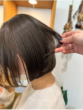 バイオレット 栄店(Violet) ブリーチなしダブルカラー アッシュベージュ 透明感カラー