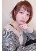 個性派ボブ