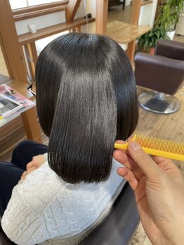 ラ クープ Lacoupeの写真/【Aujua取り扱い】一人ひとりに合わせたオリジナルトリートメントでずっと触りたくなるような美髪に☆