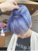 【KANATA】20代 ルーツカラー ブルー×ブルーシルバー