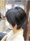 ［佐々木一幸］絶壁解消/骨格補正　前下がりショートボブ