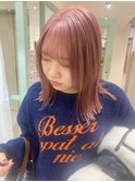 ピンクベージュ／ハイトーンカラー