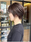【藤田】髪質改善×前髪あり丸み大人ショート