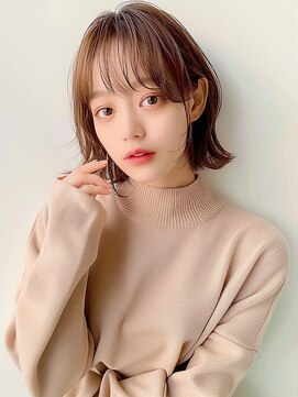 クラン 岡本(Chlan) メルティカラー×小顔前髪 似合わせカット