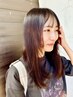 【ロングヘア目指す方に】前髪＆顔周りカット ＋ ダメージケアトリートメント