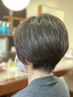 今より明るめカラーで徐々に白髪ぼかし＋カット＋ACCTr＋ミニホームケア付