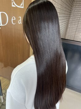 ディアーズ 成田東町店(Dears)の写真/柔らかい地毛風ストレートから、強いクセをしっかりと伸ばす縮毛矯正。あなたに合った薬剤でお悩みを解消！